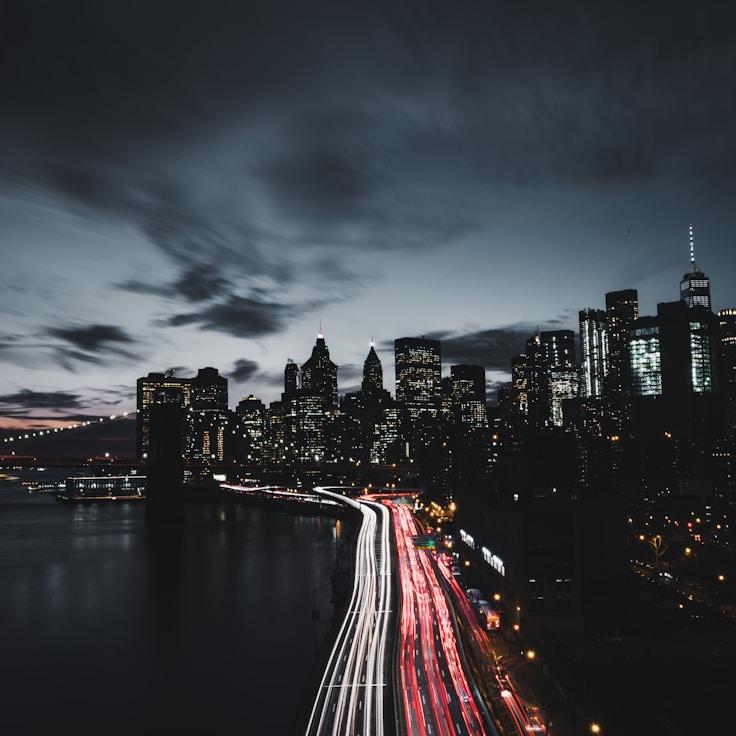 City skyline in Madrid, Spain